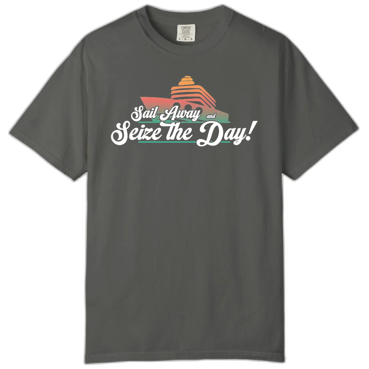 Sail Away and Seize the Day Comfort Color in Pepper