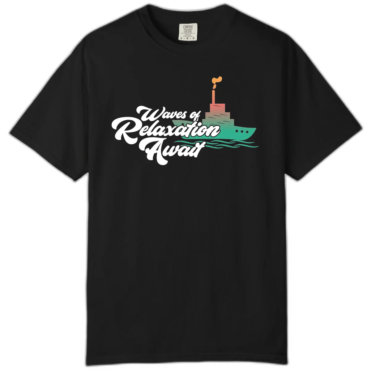 Waves Of Relaxation Await Comfort Color in Black