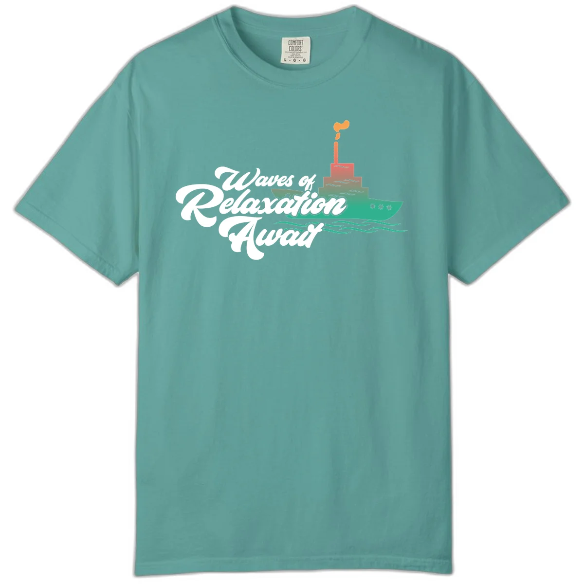 Waves Of Relaxation Await Comfort Color in Seafoam