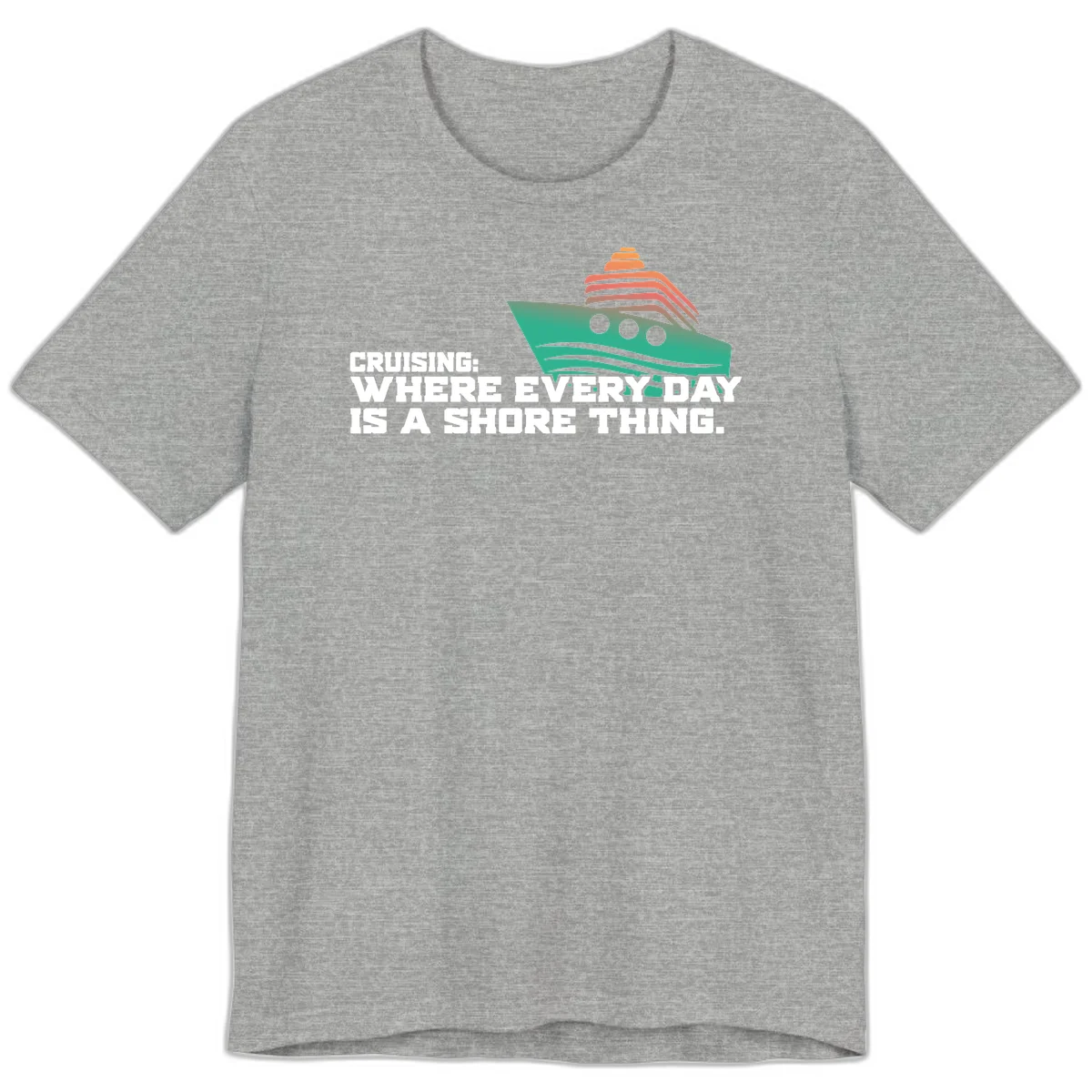 Where Every Day Is A Shore Thing Premium T-Shirt in Athletic Heather