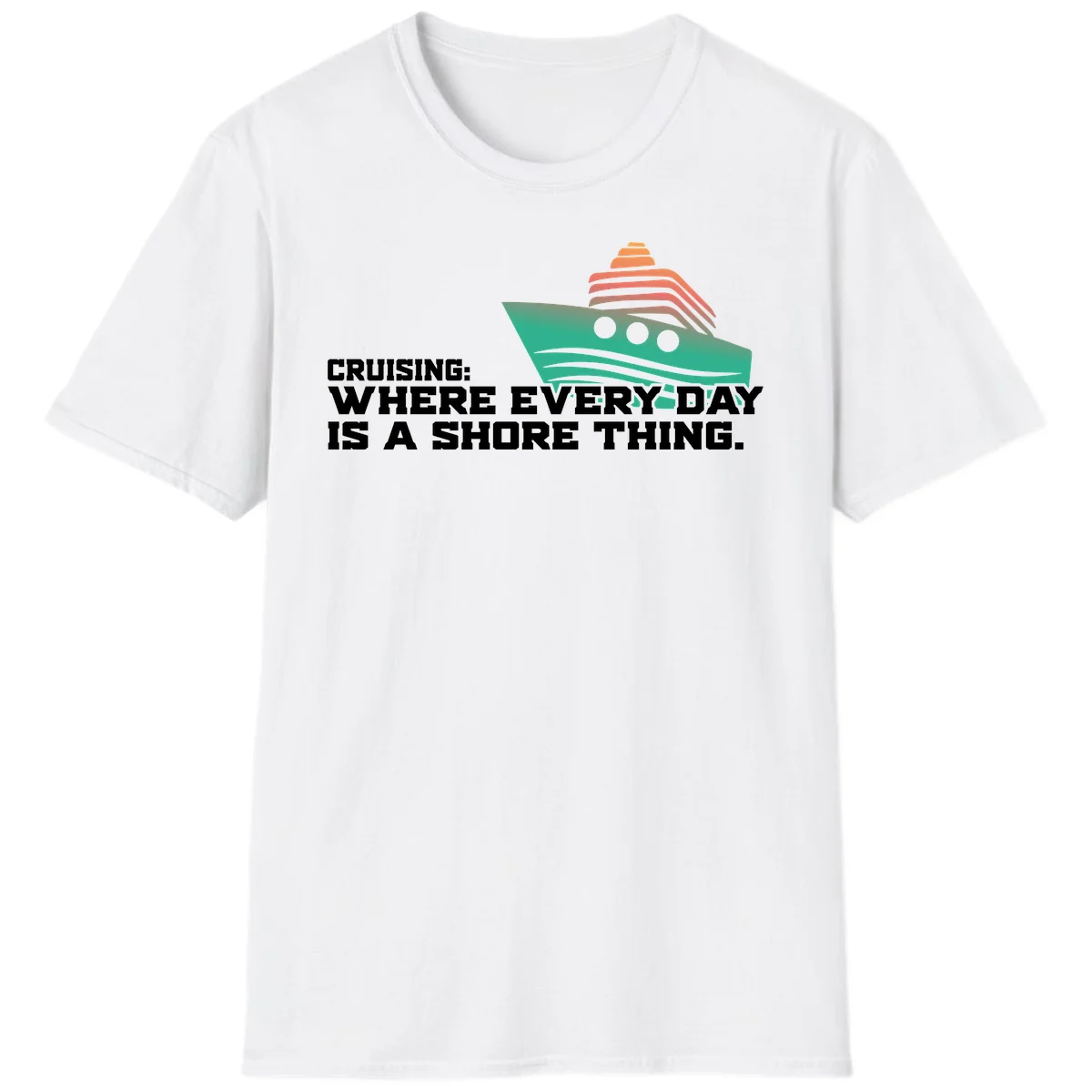 Where Every Day Is A Shore Thing T-Shirt in White