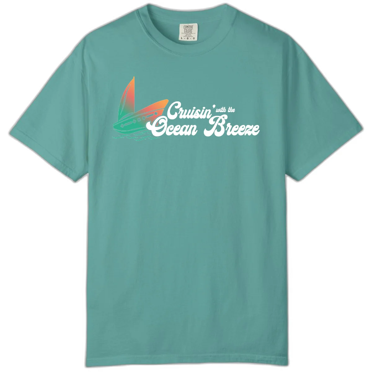 Cruisin' With The Ocean Breeze Comfort Color in Seafoam