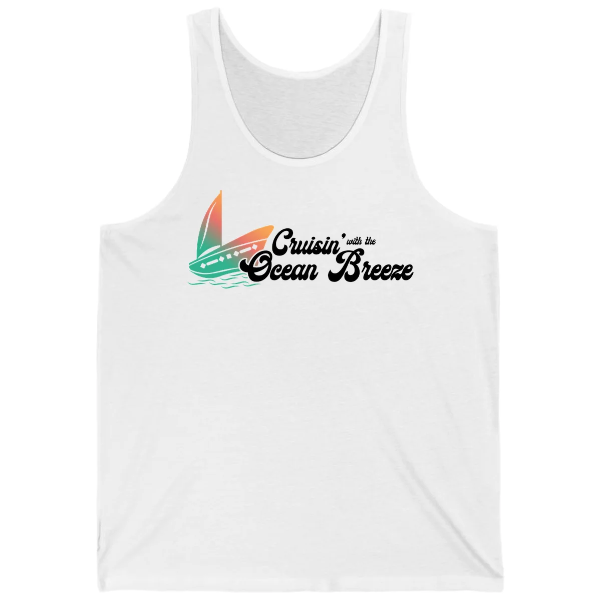 Cruisin' With The Ocean Breeze Tank in White