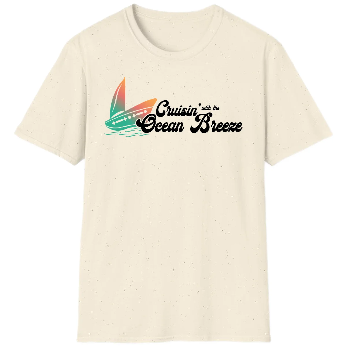 Cruisin' With The Ocean Breeze T-Shirt in Natural