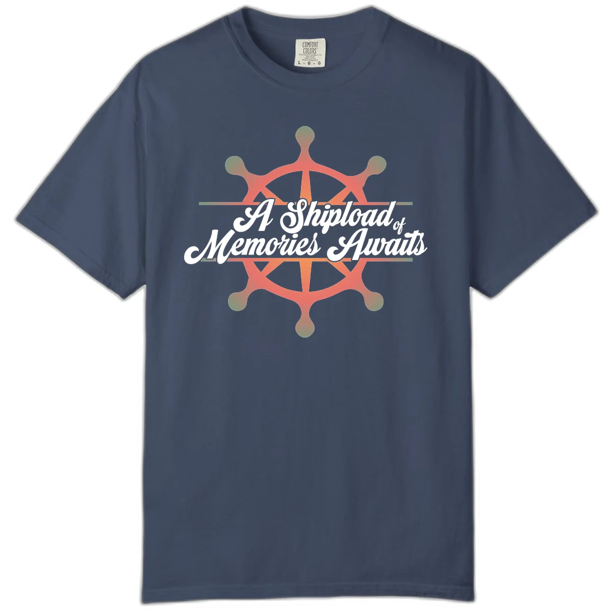 A Shipload Of Memories Awaits Comfort Color Tee in Midnight