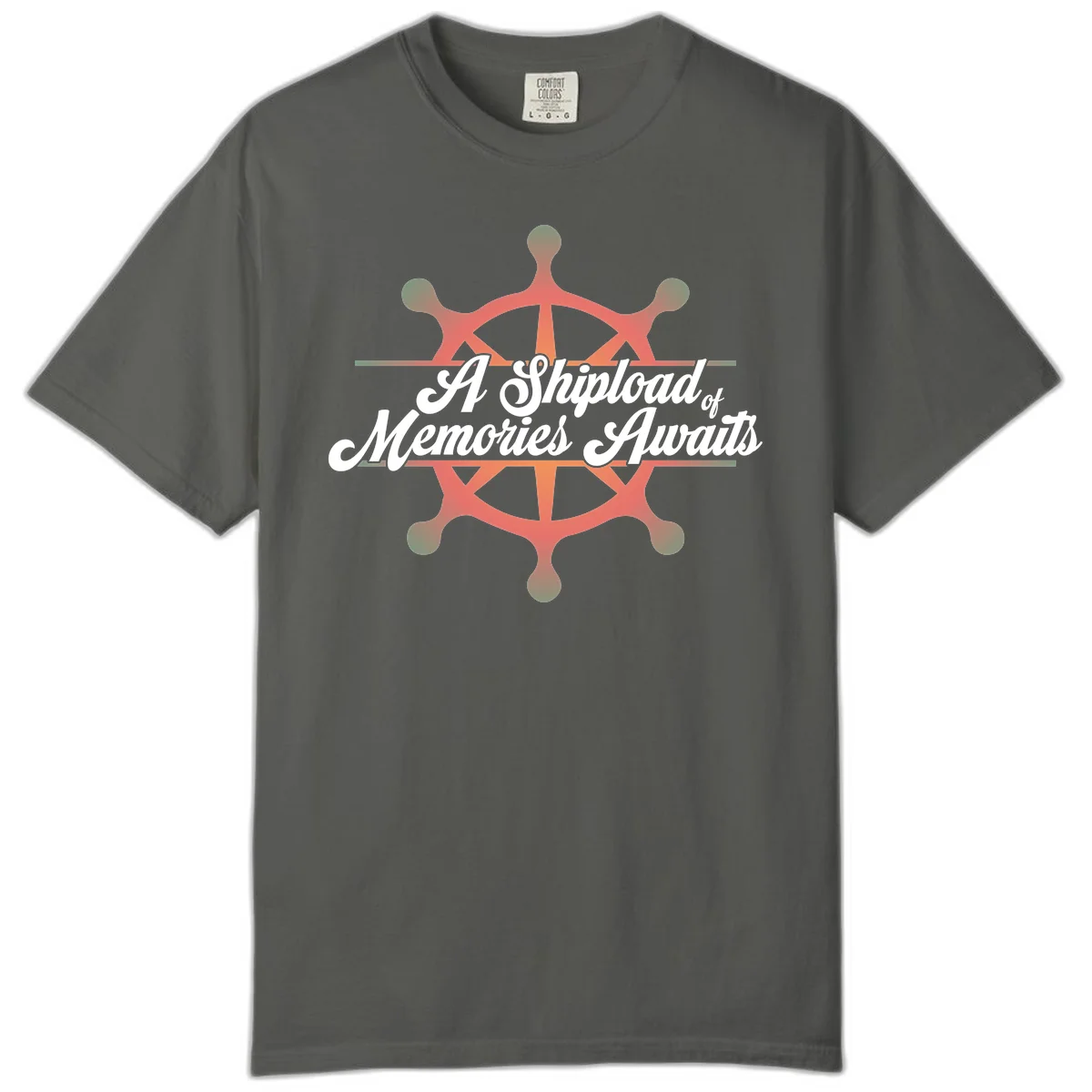 A Shipload Of Memories Awaits Comfort Color Tee in Pepper