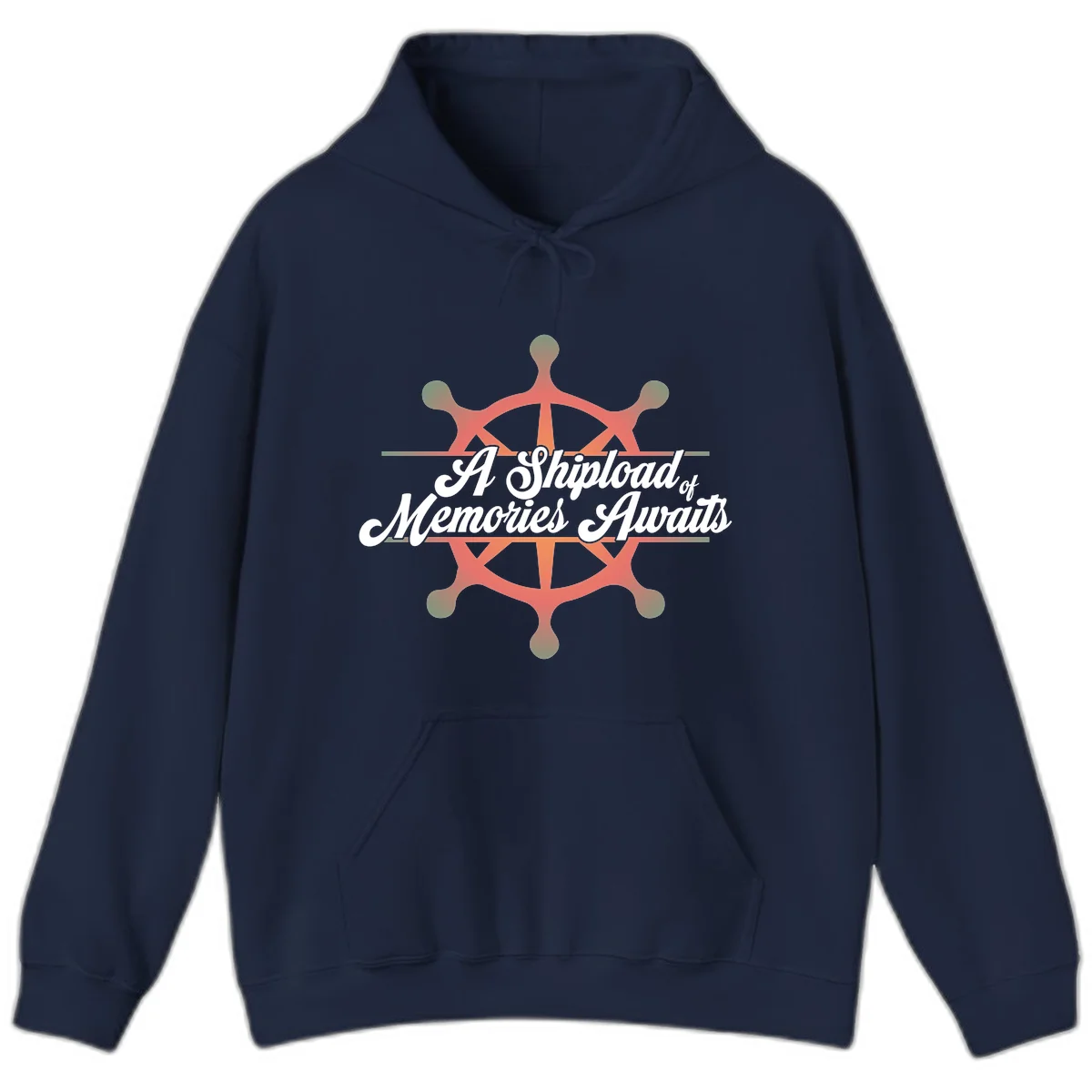 A Shipload Of Memories Awaits Hoodie in Navy