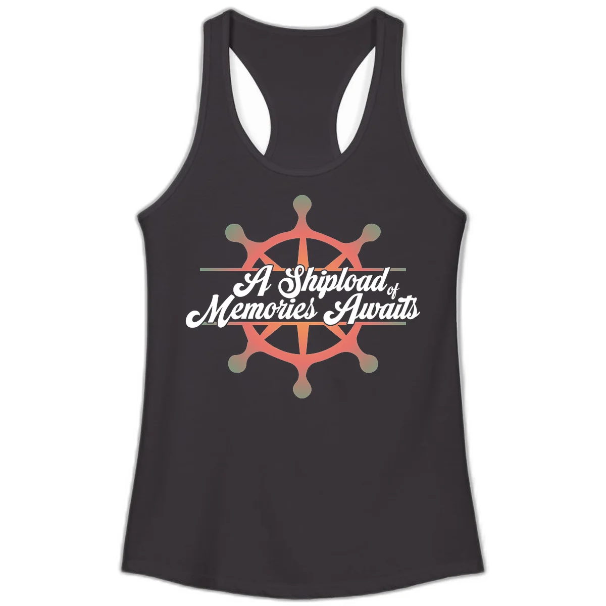 A Shipload Of Memories Awaits Ladies Tank in Black