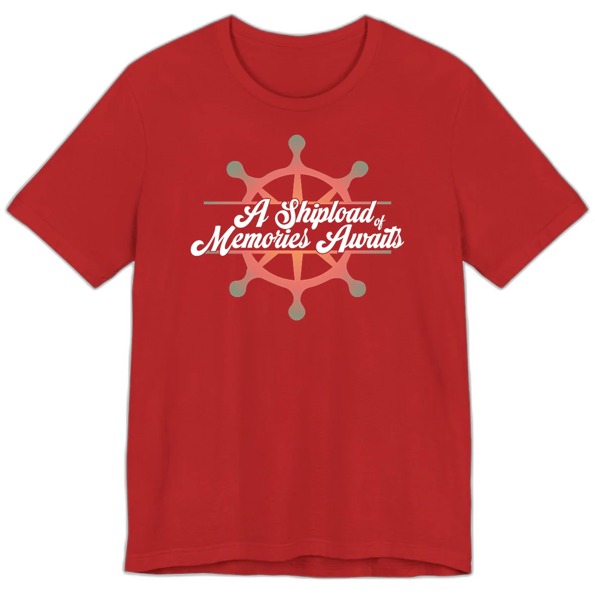 A Shipload Of Memories Awaits Premium T-Shirt in Red