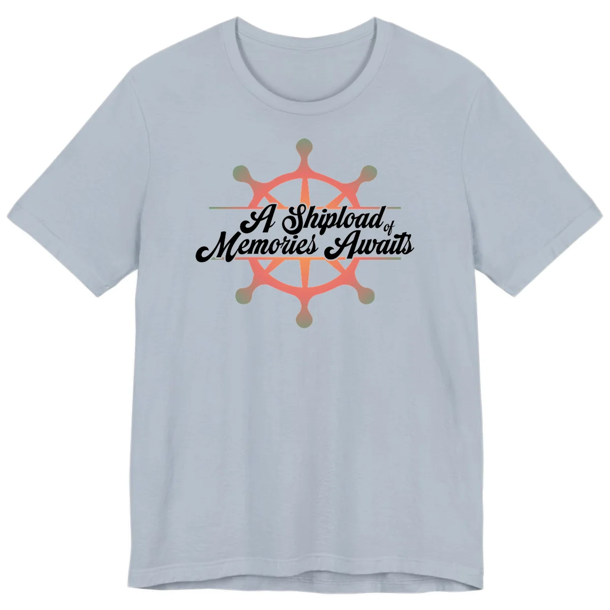 A Shipload Of Memories Awaits Premium T-Shirt in Light Blue