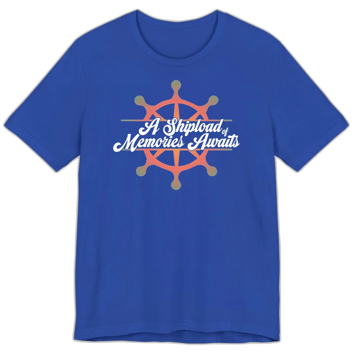 A Shipload Of Memories Awaits Premium T-Shirt in True Royal