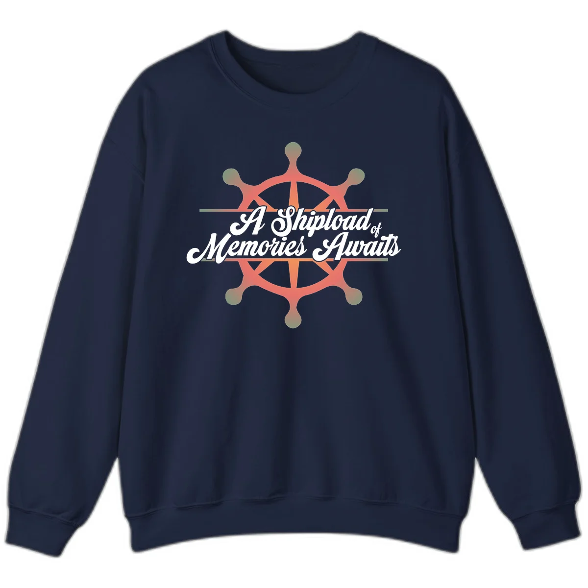 A Shipload Of Memories Awaits Sweatshirt in Navy