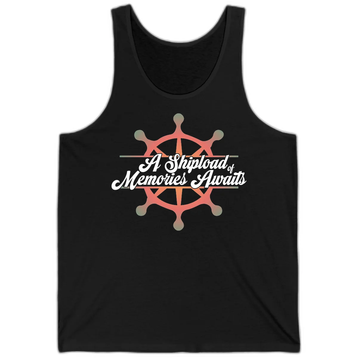 A Shipload Of Memories Awaits Tank Top in Black