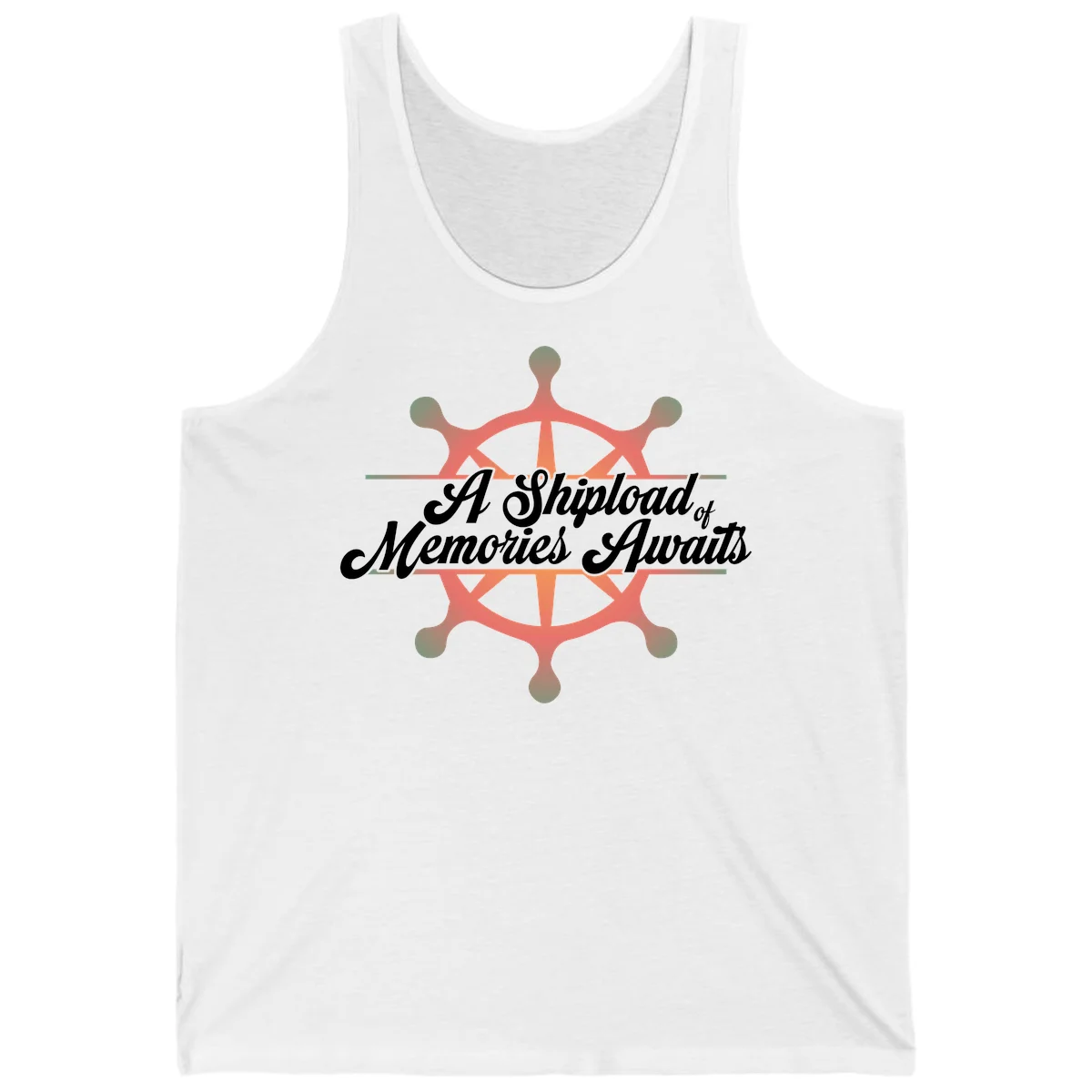 A Shipload Of Memories Awaits Tank Top in White