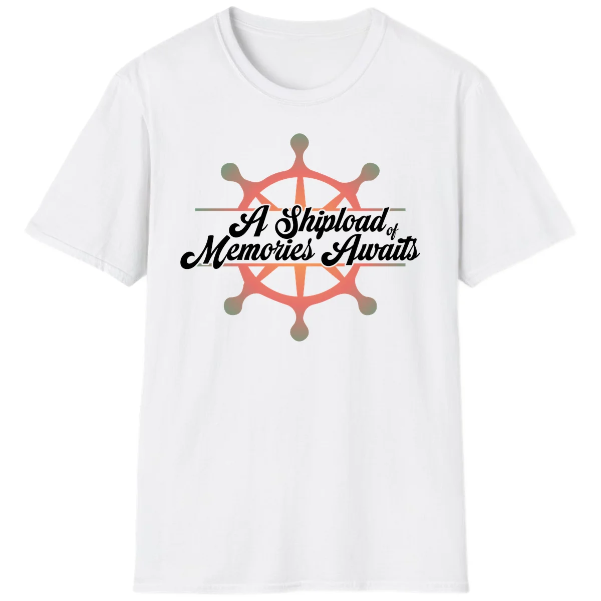A Shipload Of Memories Awaits T-Shirt in White
