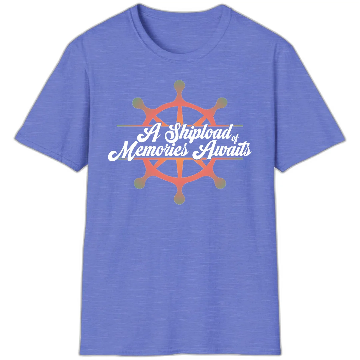 A Shipload Of Memories Awaits T-Shirt in Heather Royal