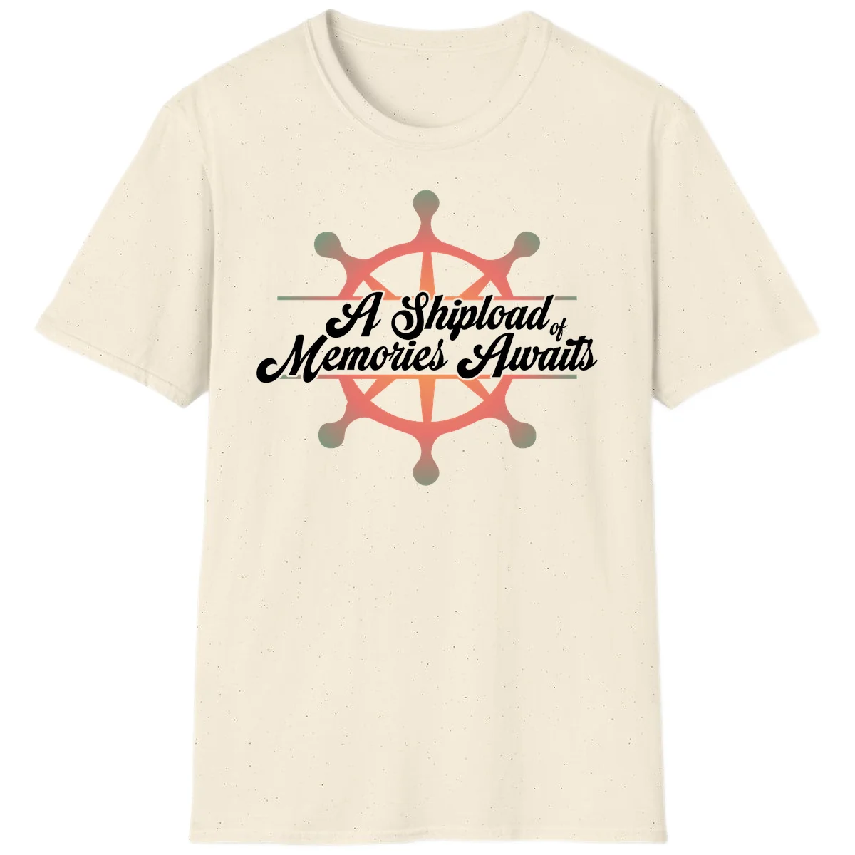 A Shipload Of Memories Awaits T-Shirt in Natural