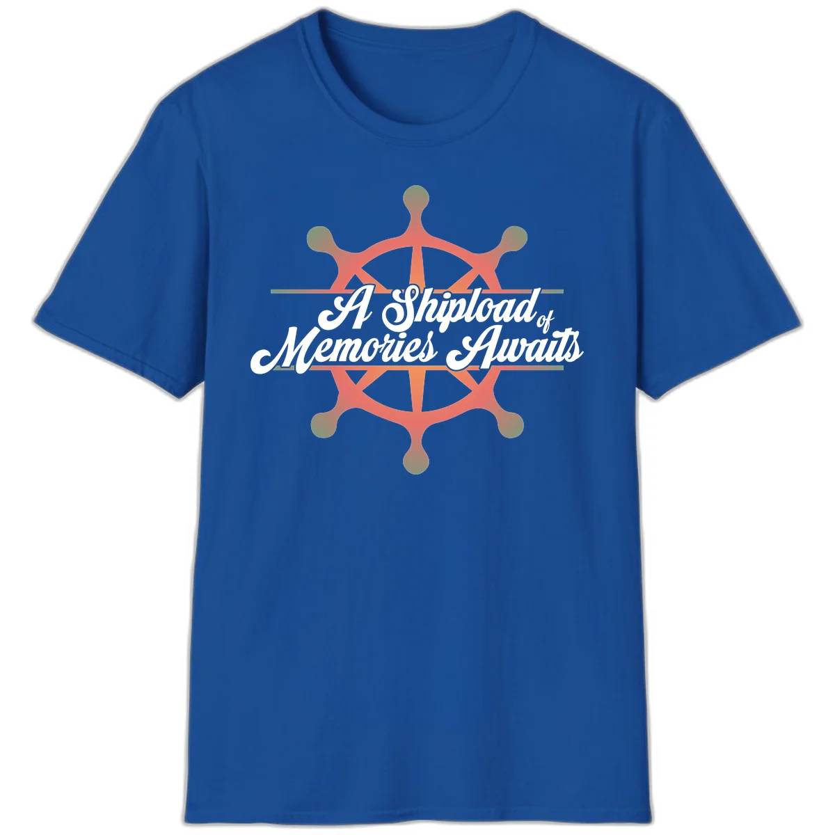 A Shipload Of Memories Awaits T-Shirt in Royal