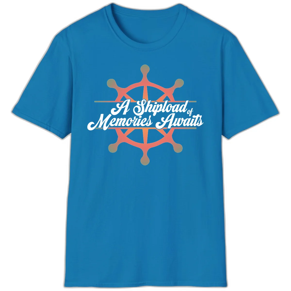 A Shipload Of Memories Awaits T-Shirt in Sapphire