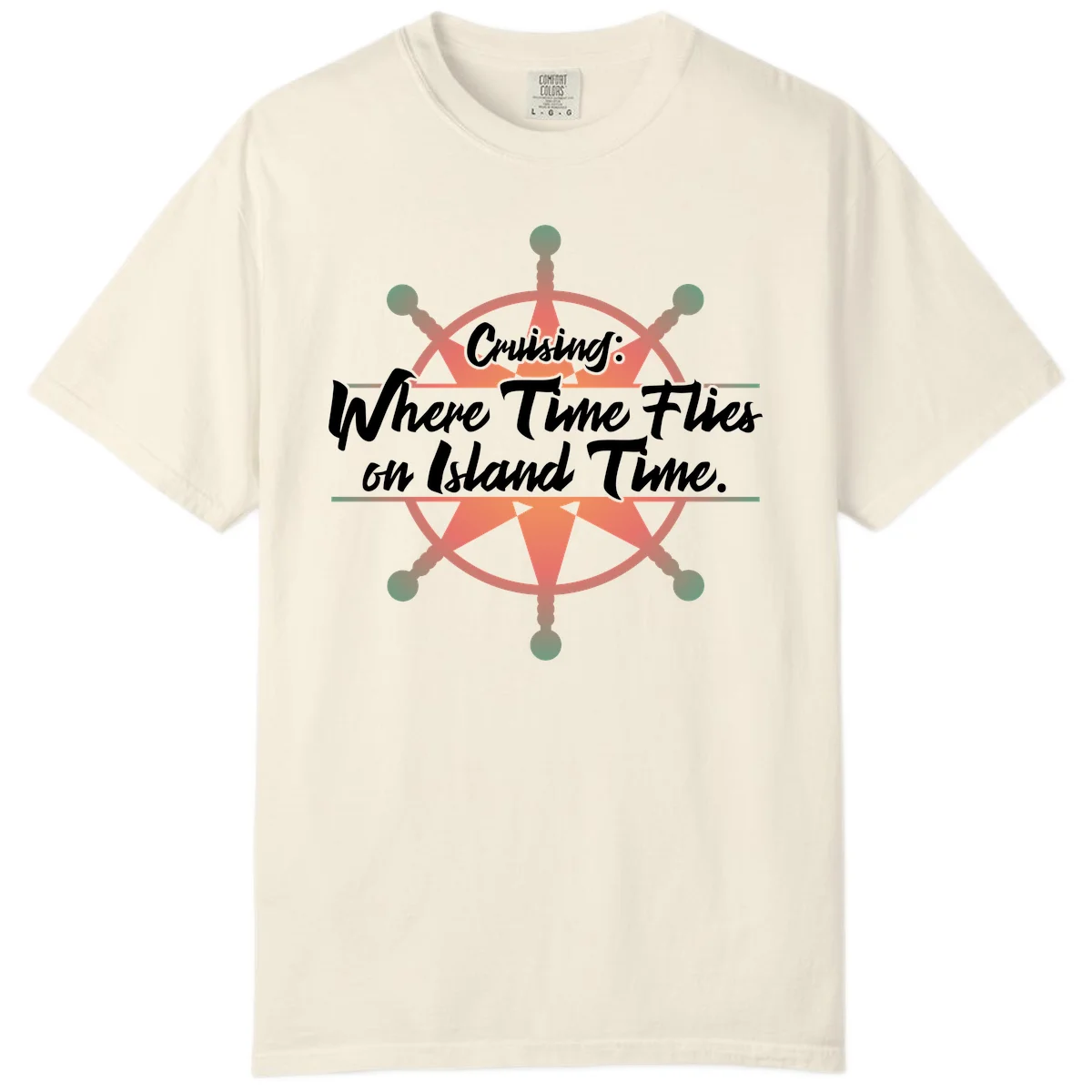 Cruising: Where Time Flies on Island Time Comfort Color in Ivory