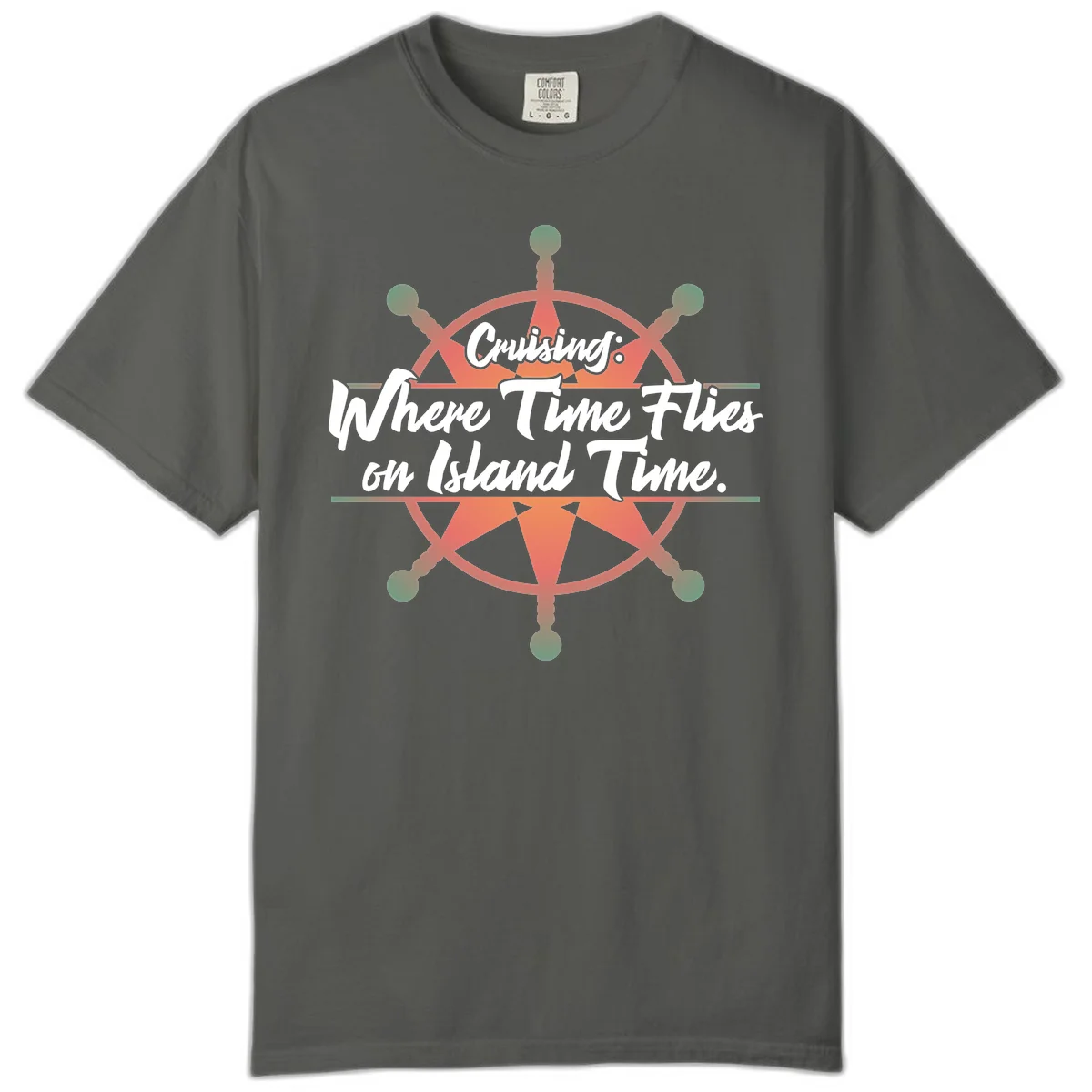 Cruising: Where Time Flies on Island Time Comfort Color in Pepper