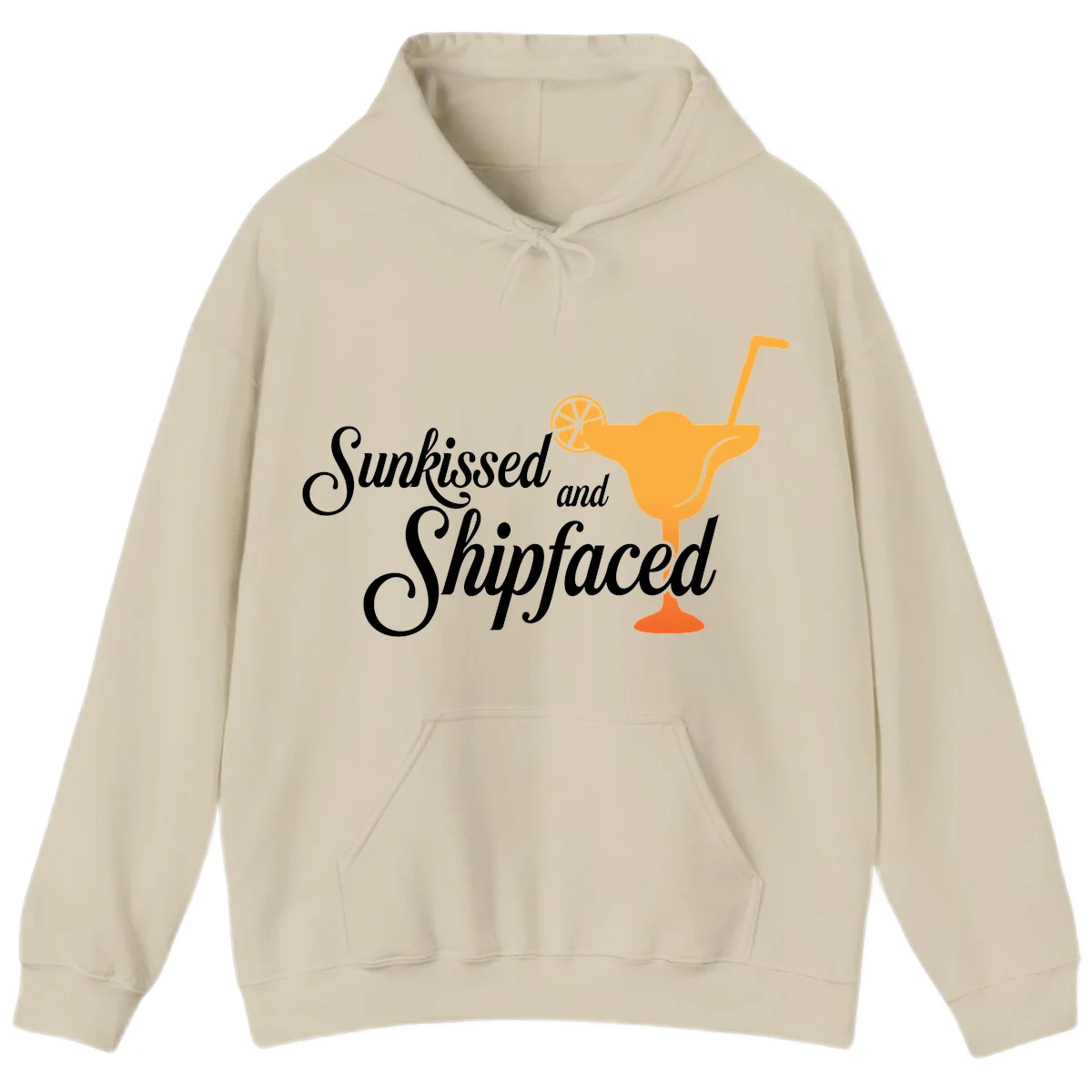 Sunkissed And Shipfaced Cruise Hoodie in Sand