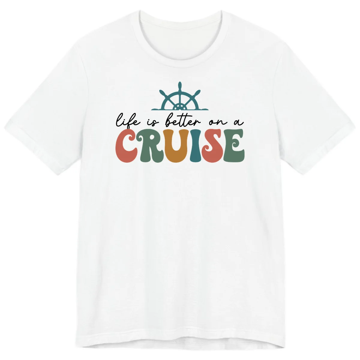 Life Is Better On A Cruise Premium T-Shirt in White