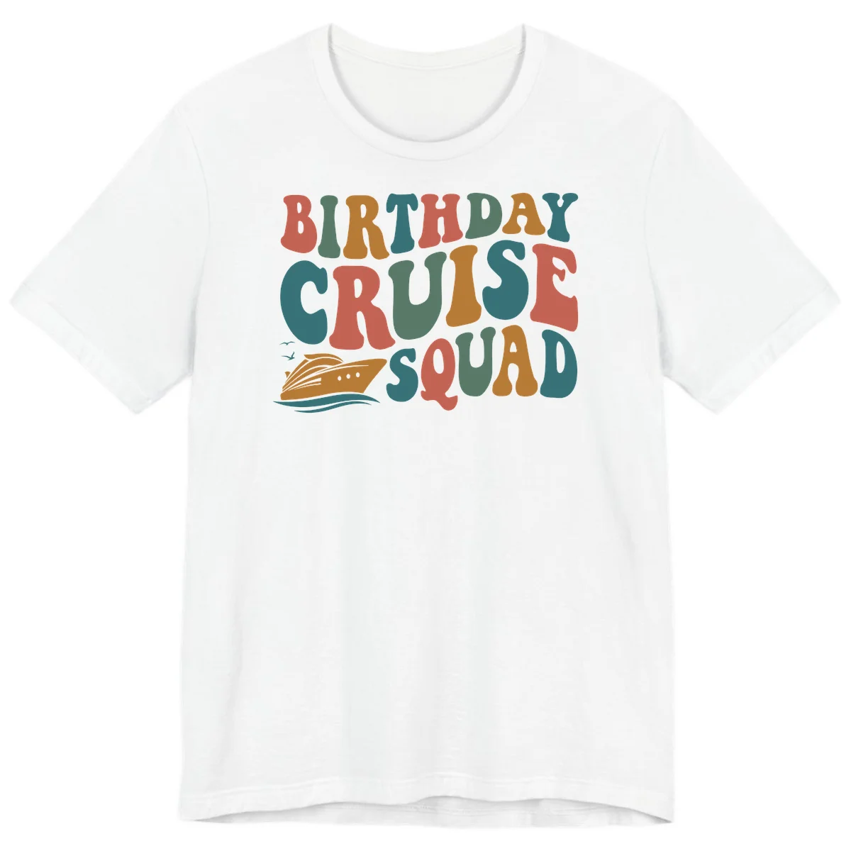 Birthday Cruise Squad Premium T-Shirt in White