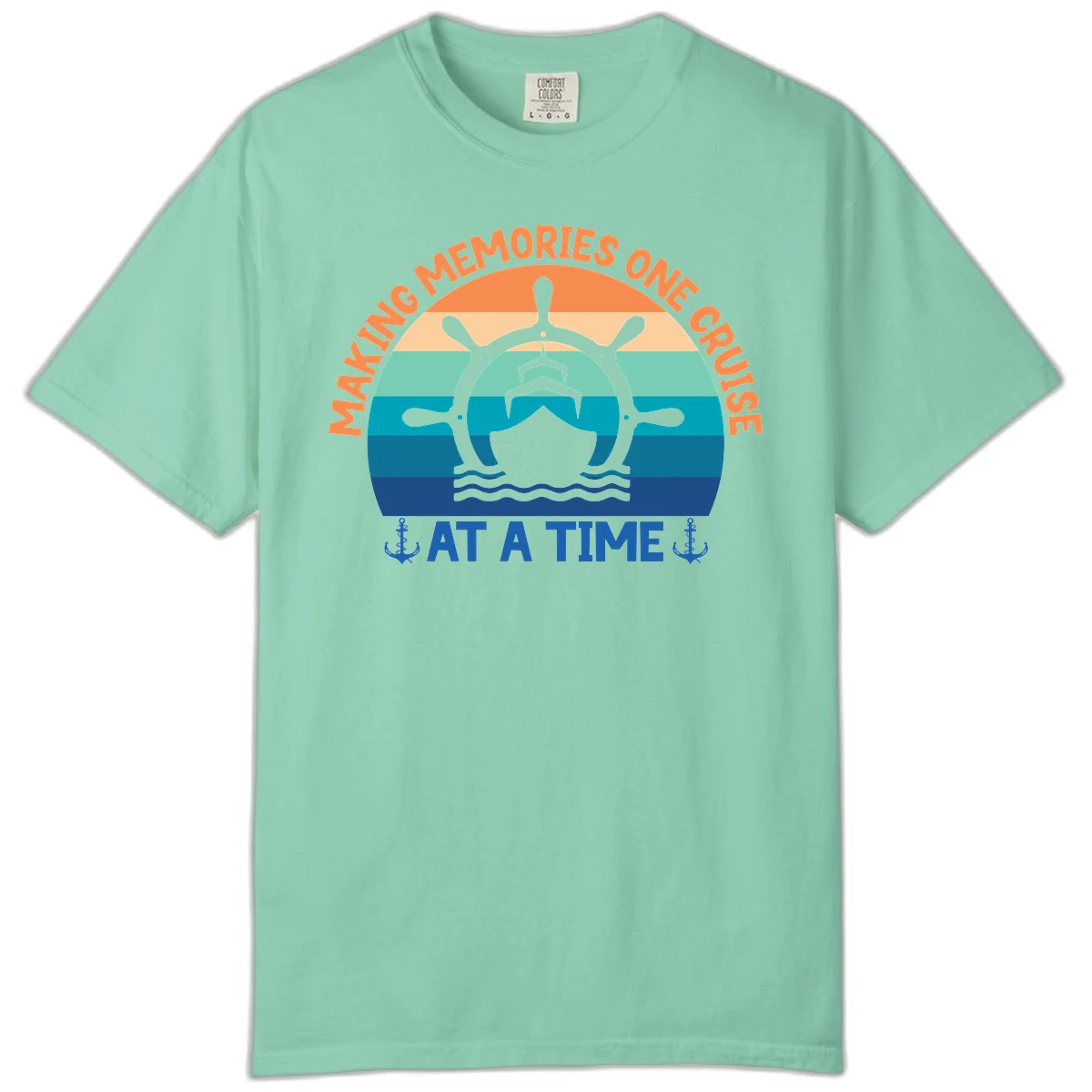 Making Memories One Cruise At A Time Comfort Color in Island Reef