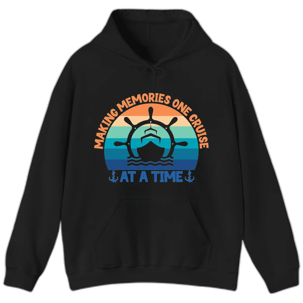 Making Memories One Cruise At A Time Hoodie in Black