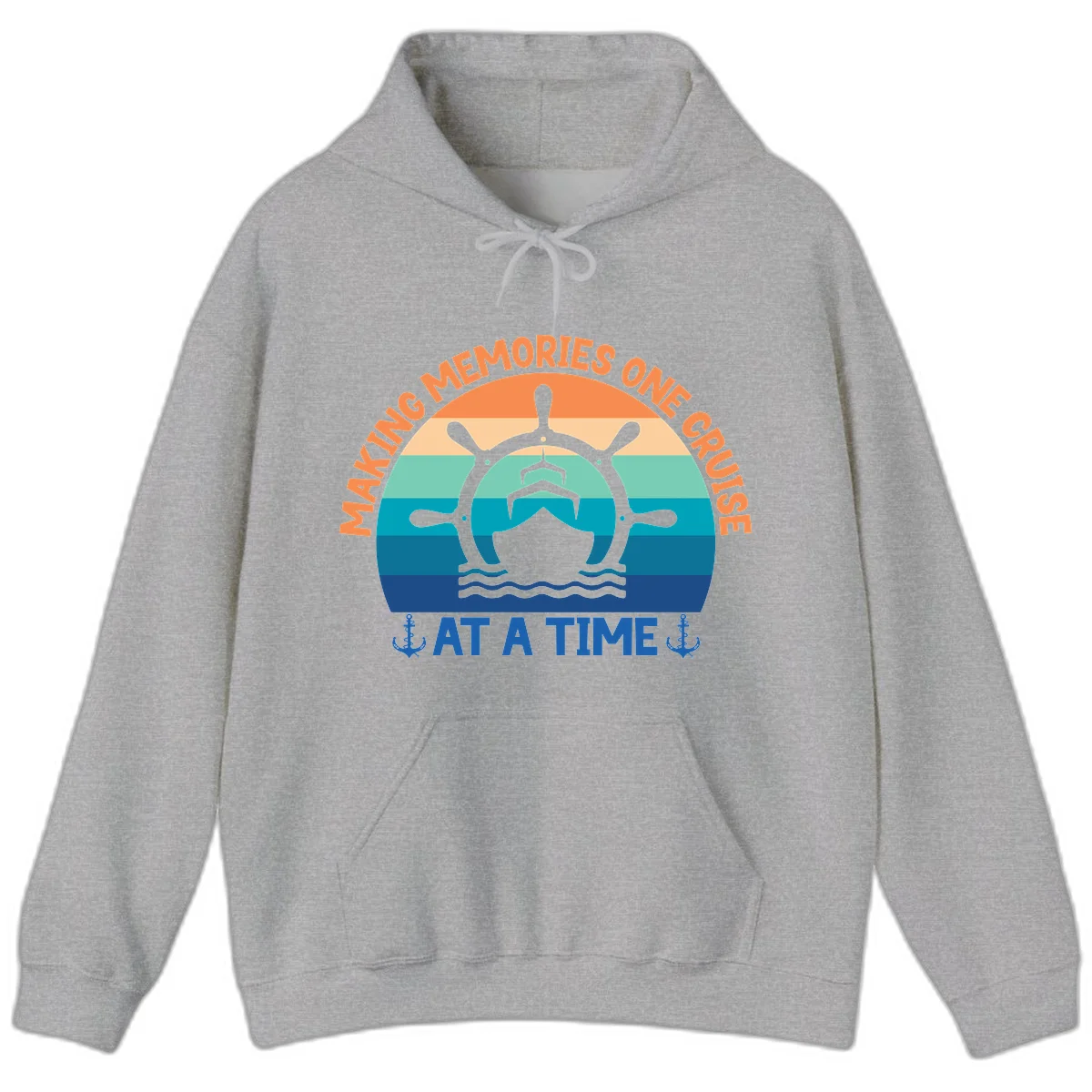 Making Memories One Cruise At A Time Hoodie in Sport Grey