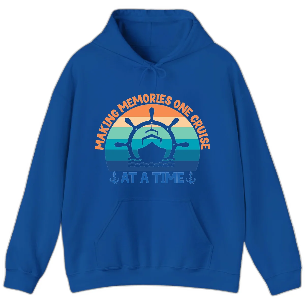 Making Memories One Cruise At A Time Hoodie in Royal