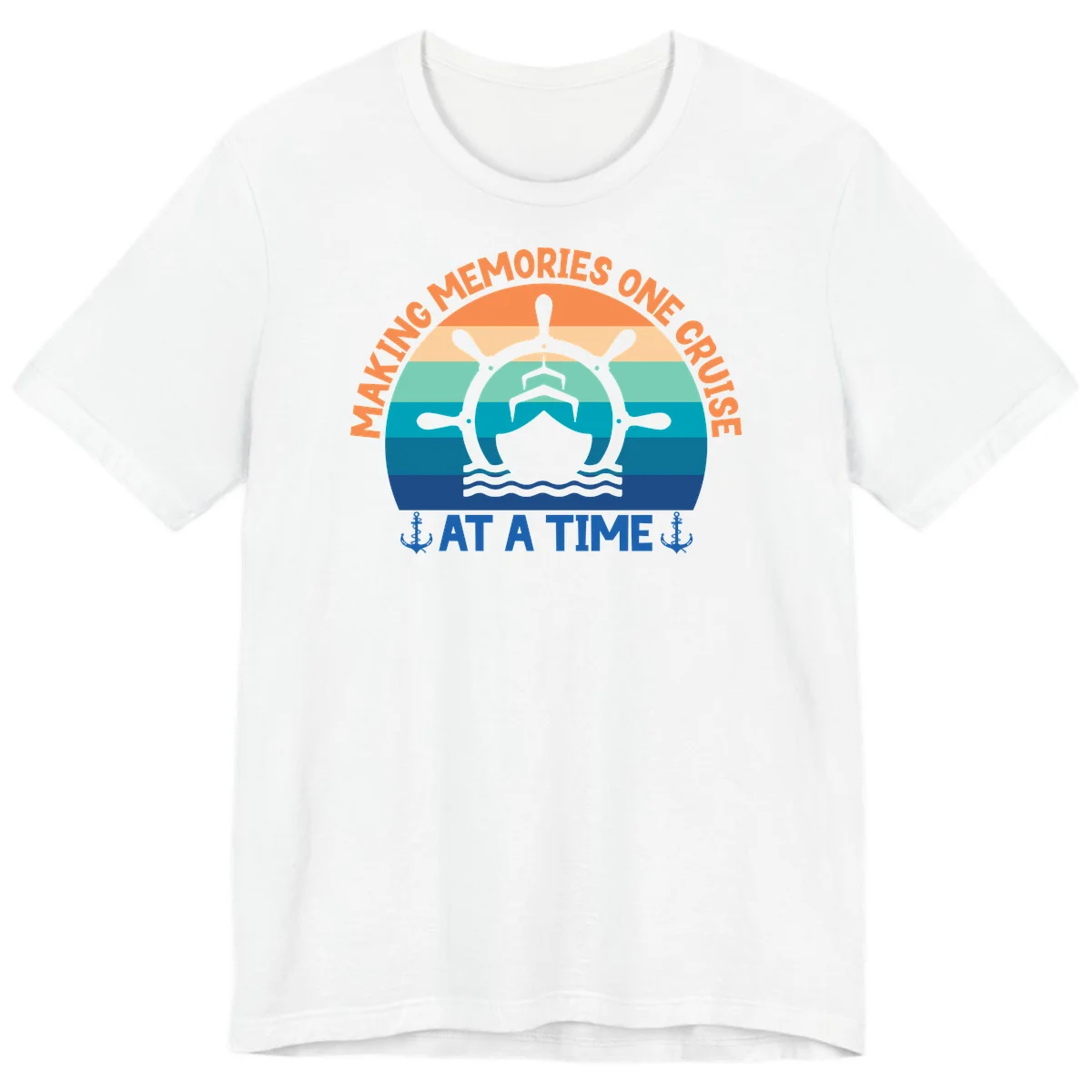 Making Memories One Cruise At A Time Premium T-Shirt in White