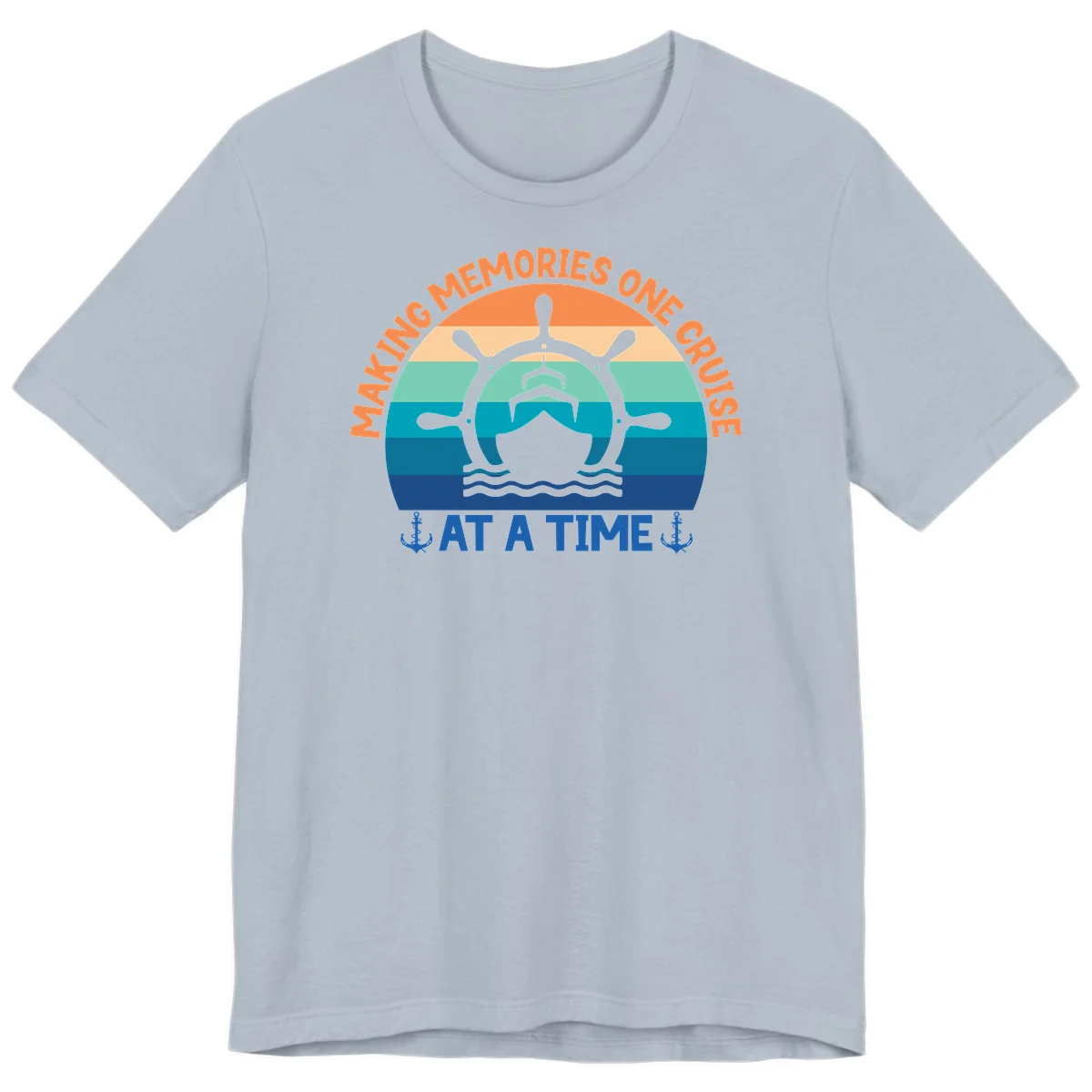 Making Memories One Cruise At A Time Premium T-Shirt in Light Blue