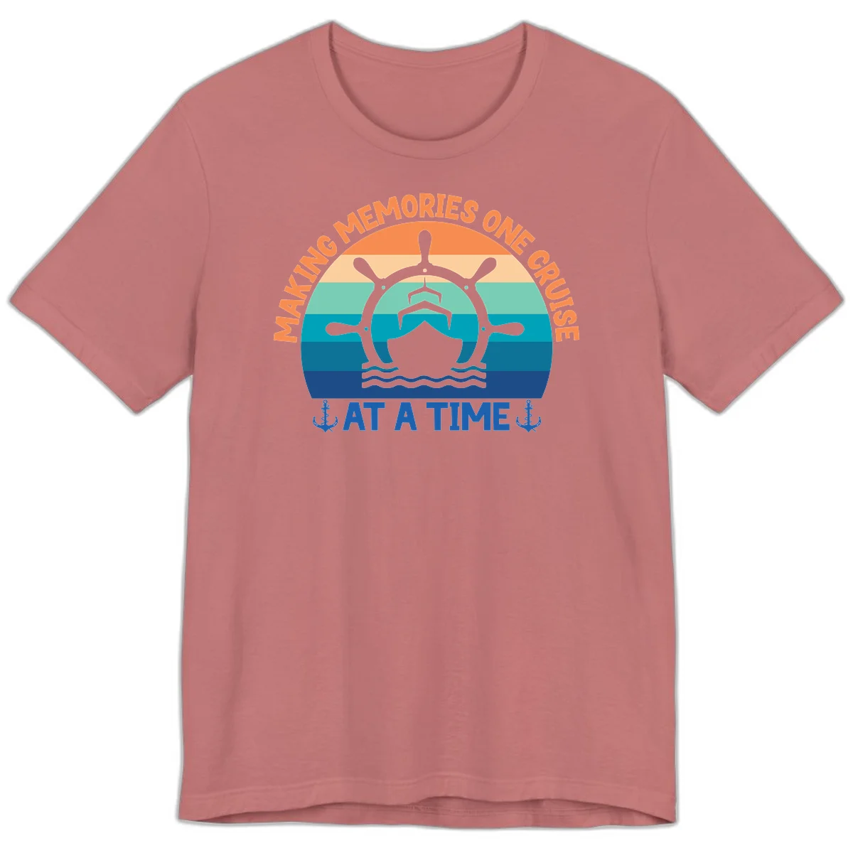 Making Memories One Cruise At A Time Premium T-Shirt in Mauve