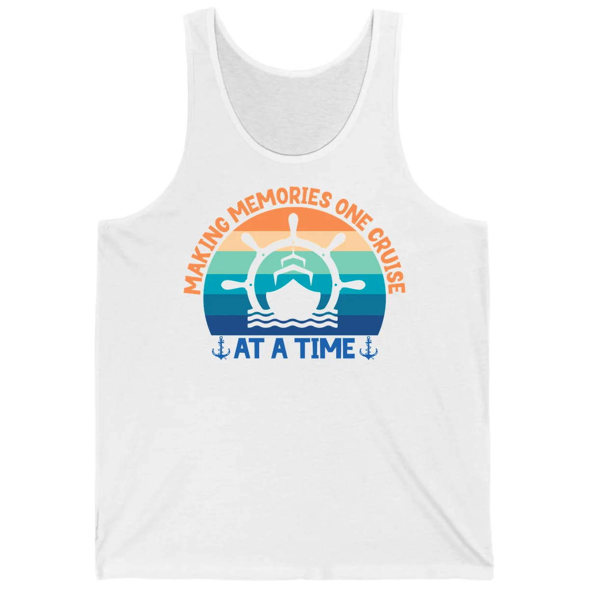 Making Memories One Cruise At A Time Tank in White