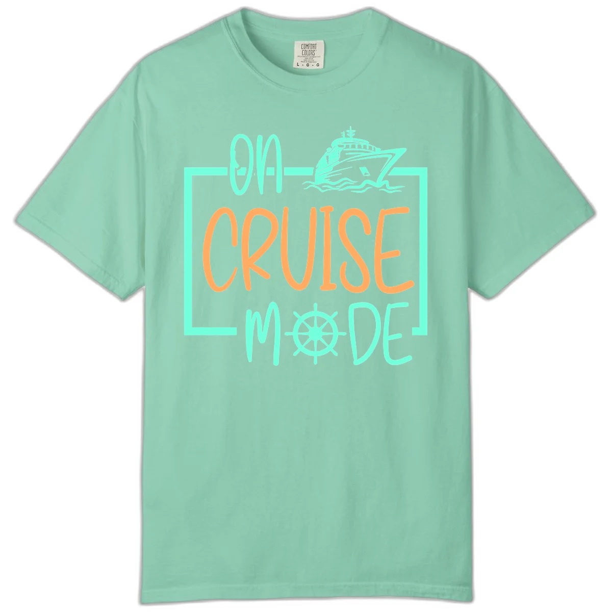 On Cruise Mode Comfort Color Tee in Island Reef