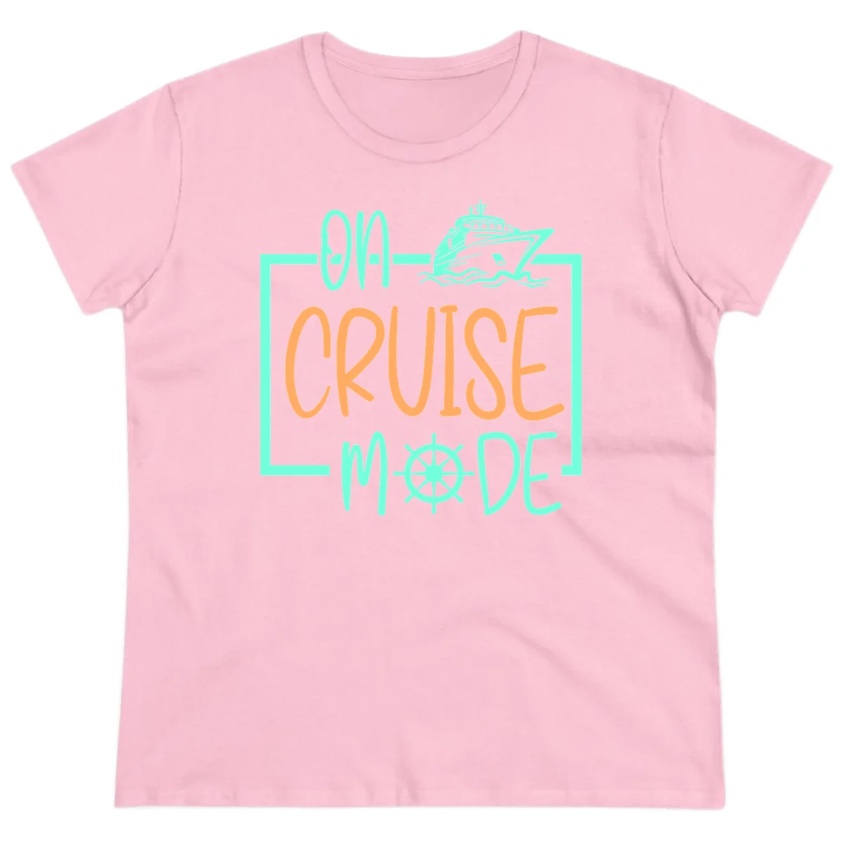 On Cruise Mode Ladies Tee in Light Pink