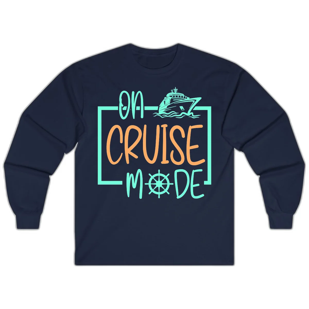 On Cruise Mode Long Sleeve in Navy