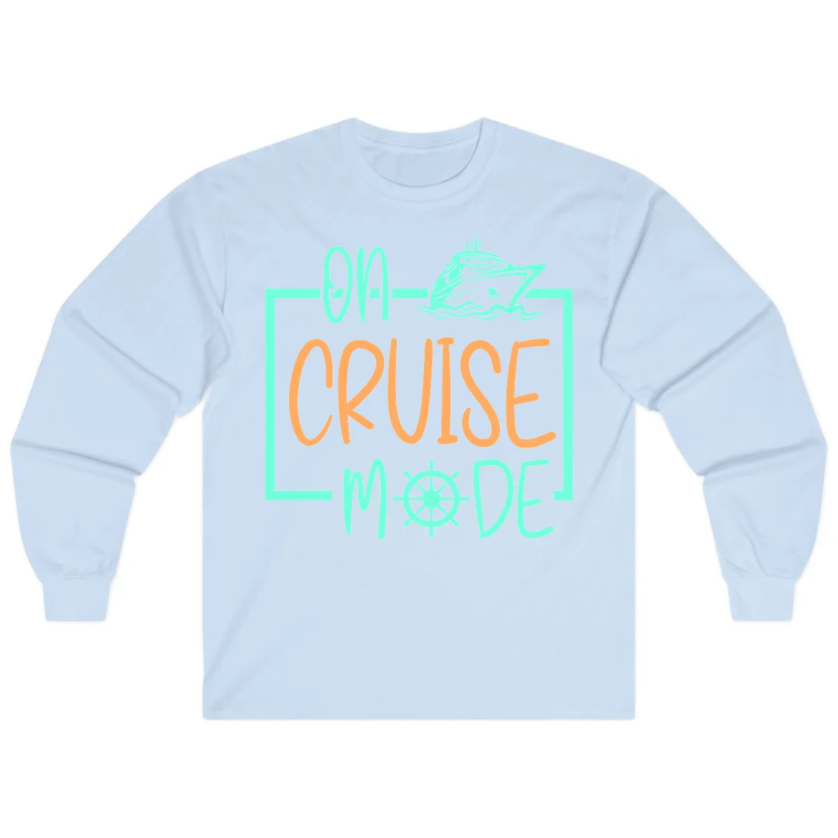 On Cruise Mode Long Sleeve in Light Blue