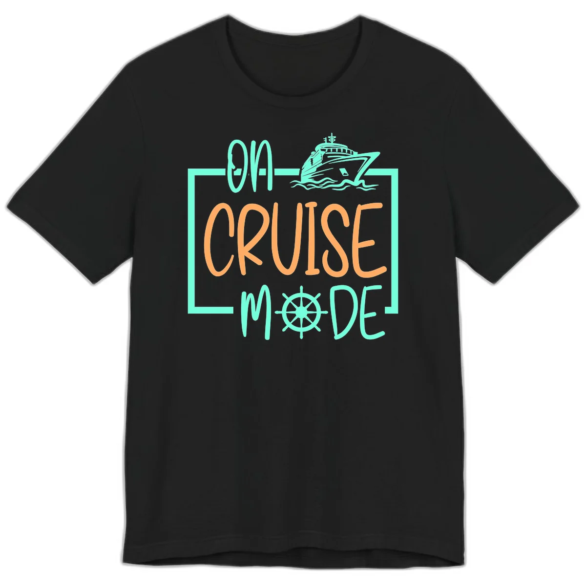 On Cruise Mode Premium T-Shirt in Black