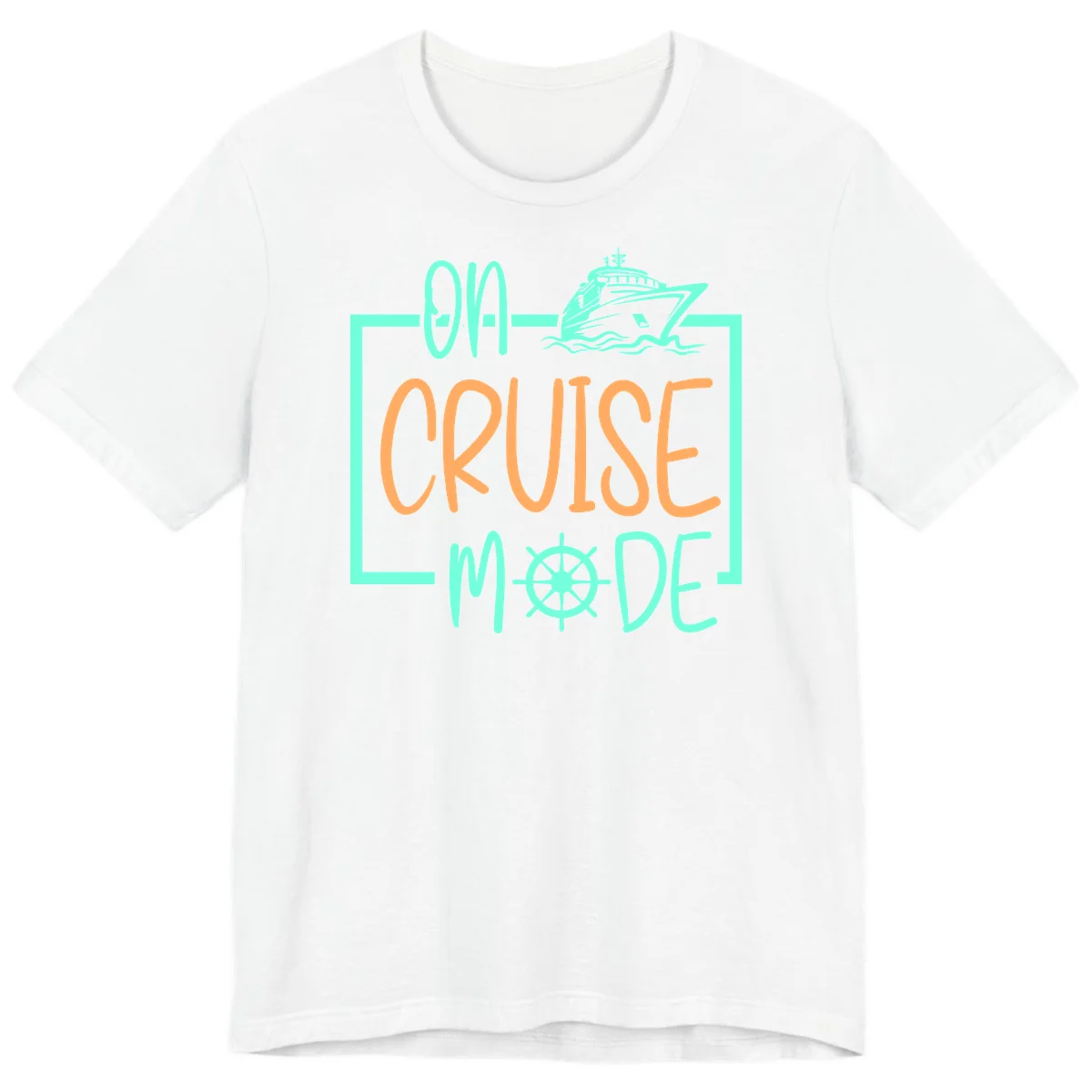 On Cruise Mode Premium T-Shirt in White