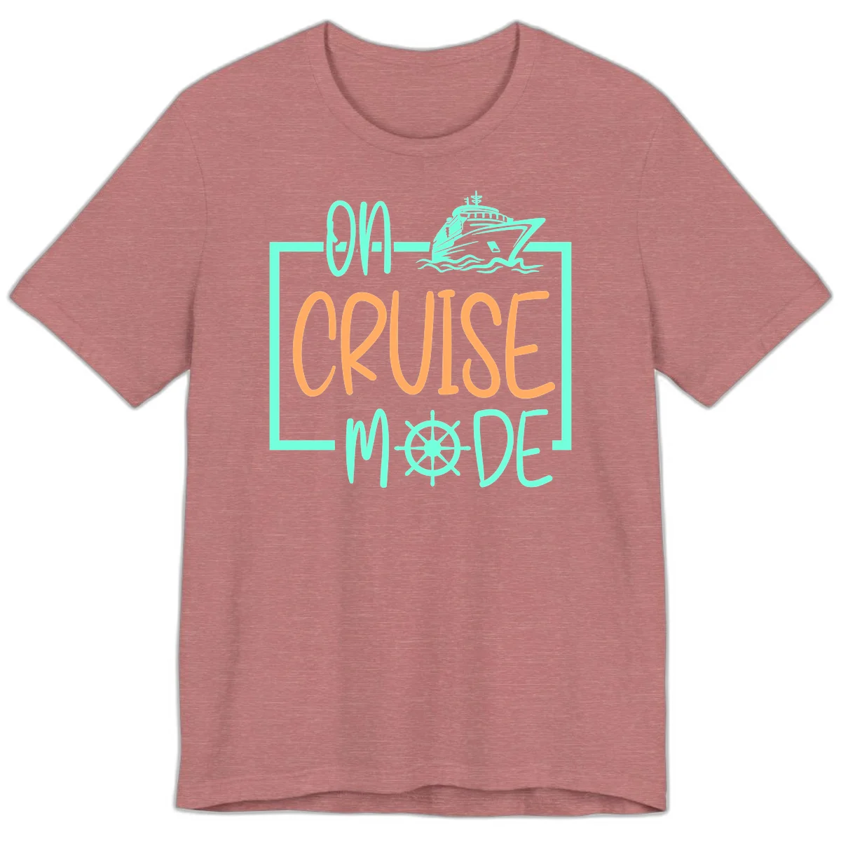 On Cruise Mode Premium T-Shirt in Heather Mauve