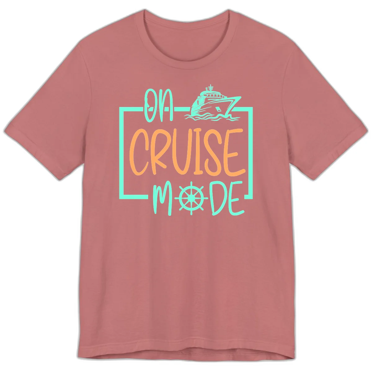 On Cruise Mode Premium T-Shirt in Mauve