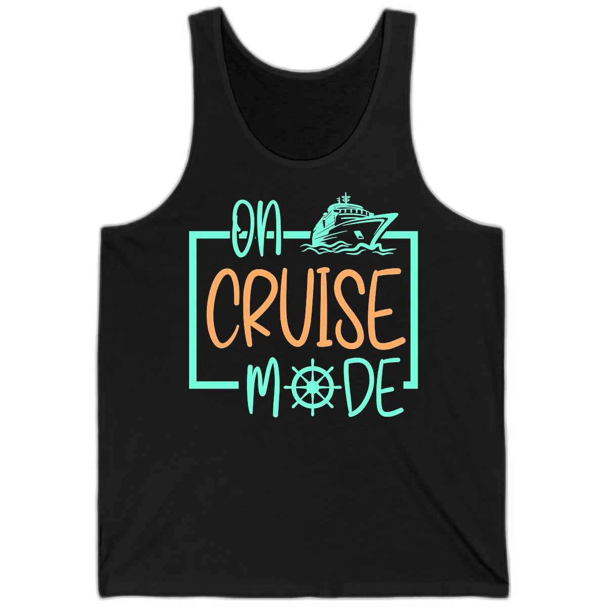 On Cruise Mode Tank Top in Black