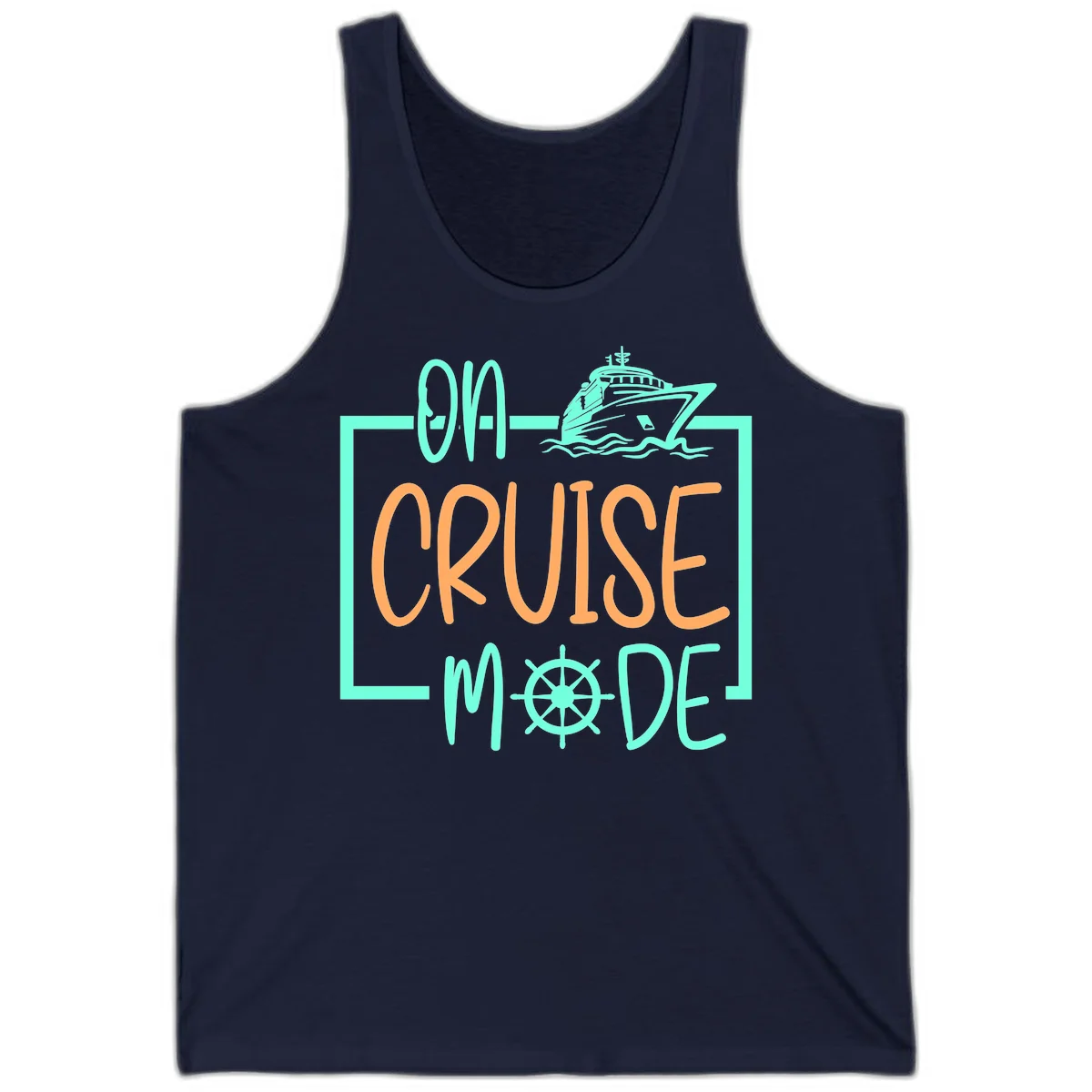 On Cruise Mode Tank Top in Navy