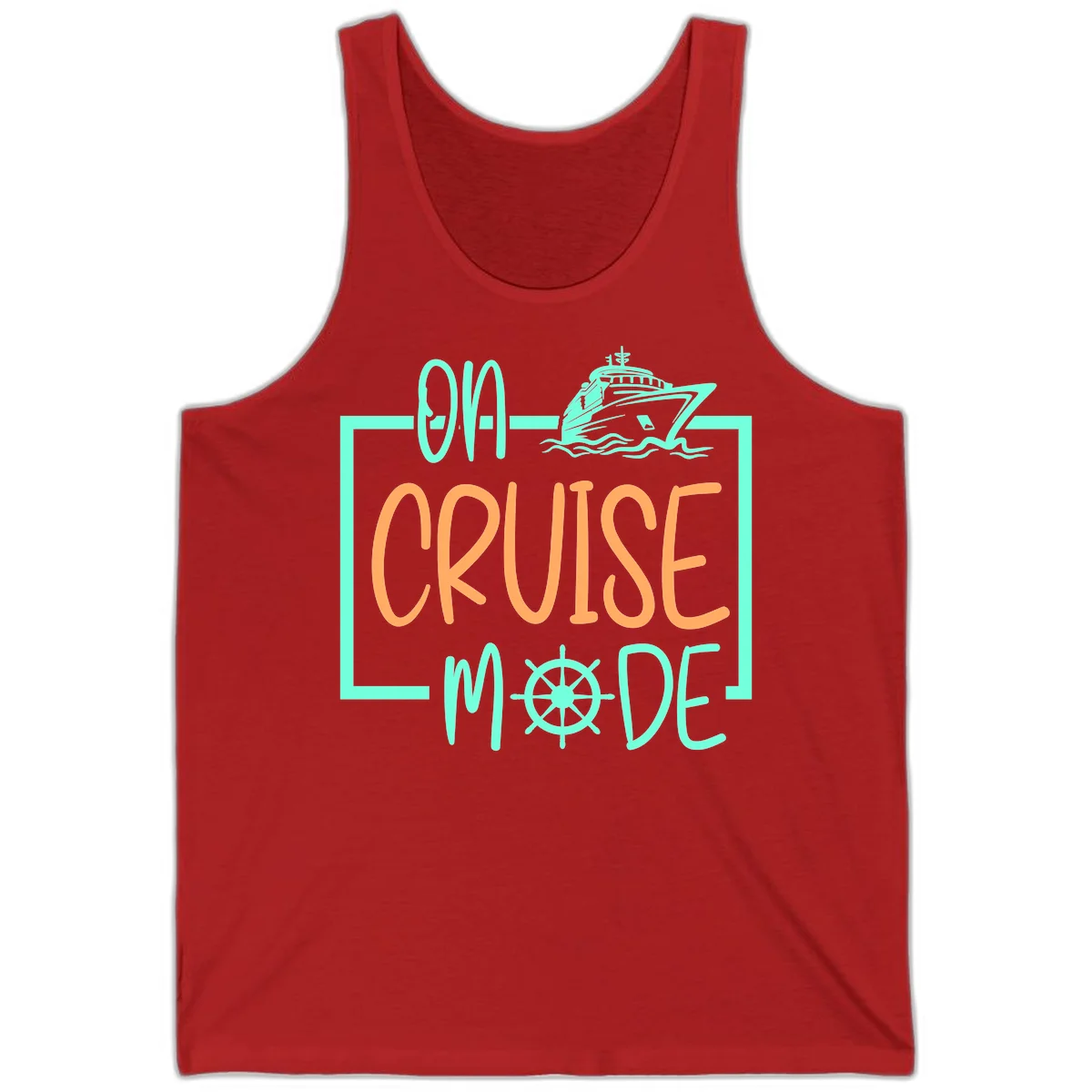 On Cruise Mode Tank Top in Red