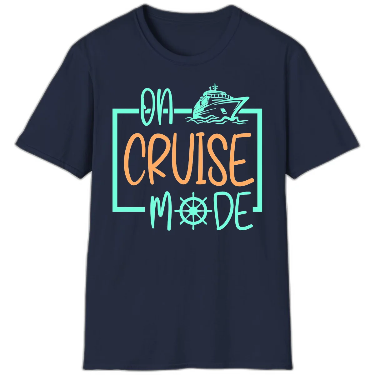 On Cruise Mode T-Shirt in Navy