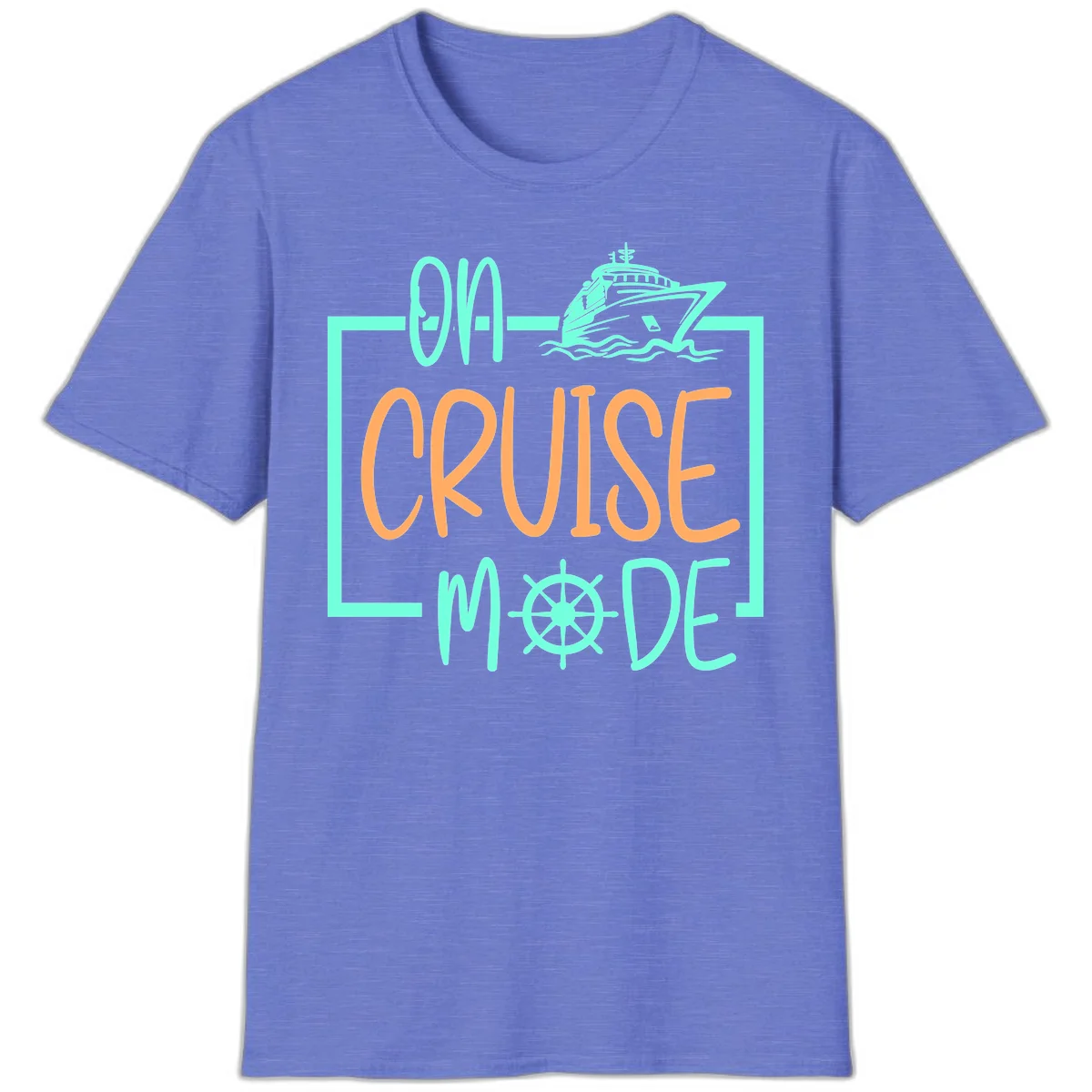 On Cruise Mode T-Shirt in Heather Royal
