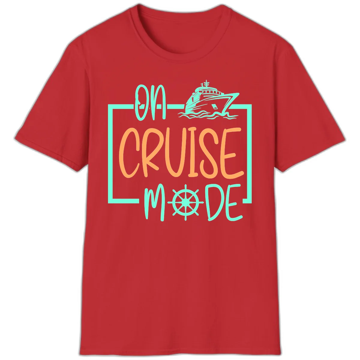 On Cruise Mode T-Shirt in Red